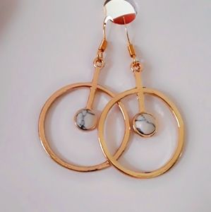 Gravity Gold Earrings